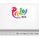 Vinil Sticker Pared 50 Cm. Lado Pride Modld0010