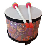 Tambor De Suelo Orff Percusión Montessori Bongo Tambor Para