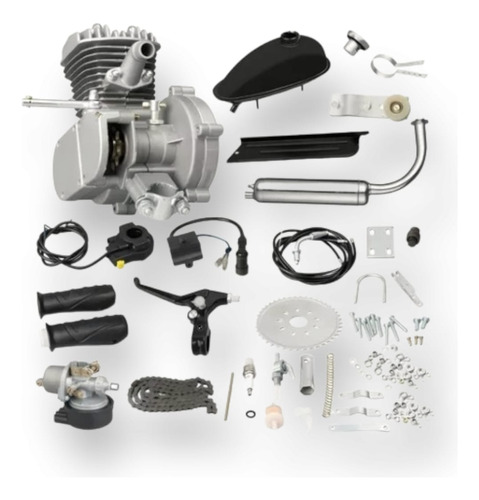  Kit Motor De Bicicleta Motorizada 100cc 2t Potente Completo