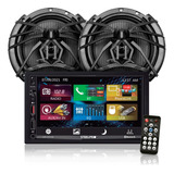 Kit Autoestéreo Bluetooth Steelpro + Bocinas 6.5 Soundstream