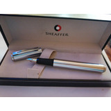 Ofrece. Pluma Fuente Sheaffer Punto En Acero, Cromada.