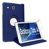 Capa Case Para Samsung Tab A6 T280 T285 + Pelicula Reforçada Cor Azul