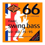 Encordado Bajo 4 Cuerdas 40 -95 Rotosound Rs66lc Swingbass66