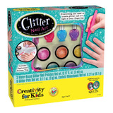 Creatividad Para Ninos Glitter Nail Art - Kit De Manicura Gl