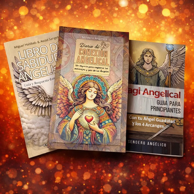 Kit Oráculo Angelical Libro + Diario Espiritual + Guía