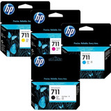 Combo Cartucho Hp 711 Original Completo Simple Carga