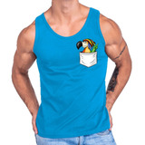 Playera Tank Top Tucán Rasta En El Bolsillo