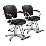 Sillón Peluquería Barbería Silla Peluquero Knoxville Pack X2