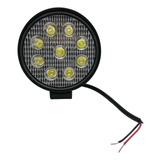 Faro Led Redondo 27w 9 Leds Ámbar 4x4 Cuatri Moto Universal