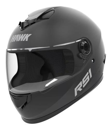 Casco Para Moto Integral Hawk Rs1  Negro Mate Talle Xl 