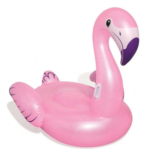 Bóia Adulto Divertida Bestway Flamingo Luxo Rosa 1,73 X 1,70