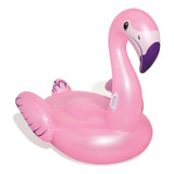 Bóia Adulto Divertida Bestway Flamingo Luxo Rosa 1,73 X 1,70
