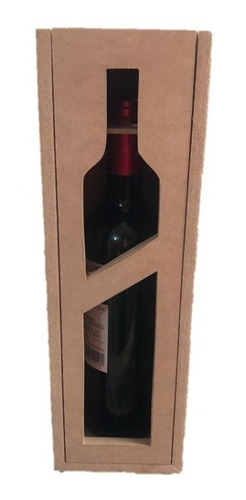 Caja Para Vino De Madera (mdf)