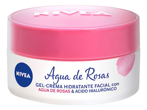 Gel Crema Nivea Agua De Rosas Hidratante X 50ml