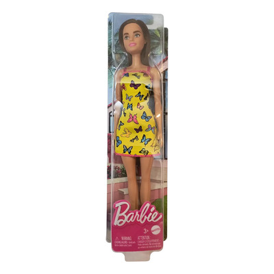 Muñeca Barbie Basica Fashionista Butterfly Color Amarillo