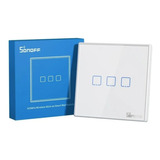 Sonoff T2 Eu 3c Rf - Control Remoto Touch 3 Canales Con Pila