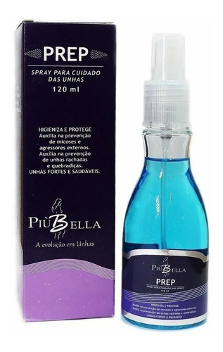Preparadores Piu Bella - Prep Spray Antisséptico De Unhas