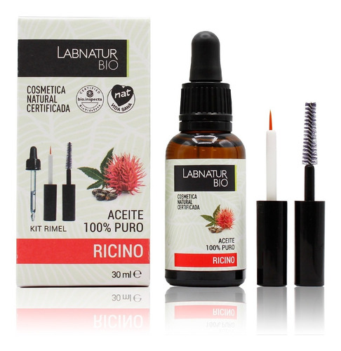 Aceite Ricino Puro Para Pestañas Y Cejas 30 Ml Labnatur