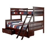 Litera Rainer Chocolate Piezas Camas Muebles Litera Twins