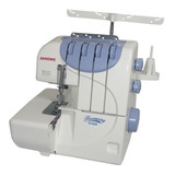 Máquina Overlock Familiar 9102d Janome Color Blanco