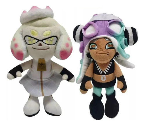 2pcs Splatoon 2 Tentacles Marina Muñeco Peluche Juguete 25cm