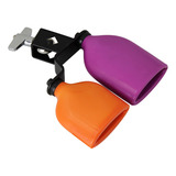 Bateria Bicolor Cowbell Para Tons Altos E Baixos De Tamanho