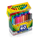 Marcadores De Linea Ancha Lavables Ultra Limpios Crayola  40