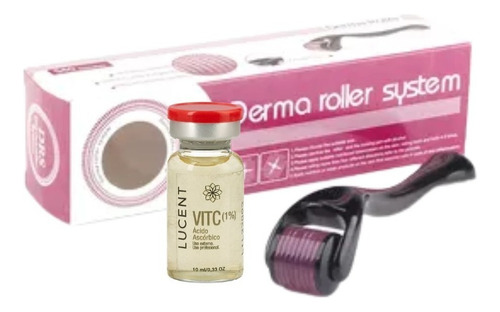 Dermaroller Drs 540 Original + Serum Vitamina C + Aplicador