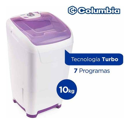 Lavarropas Semiautomático Columbia 10kg Usado Funcionando