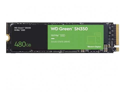 Ssd Western Digital Wd Green Sn350 Nvme 480gb Pci Express