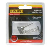Accesorio  Mini Drill Cepillos Acero X 3 Black Jack Ws370015