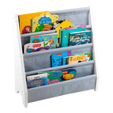 Rack Para Livros Infantil, Standbook Montessoriano White