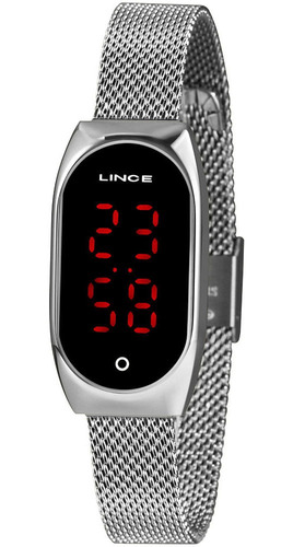 Relógio Lince Feminino Prata Digital Ldm4641l Pxsx