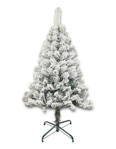 Árbol Navidad Artificial Nevado 1.20m Pino Verde