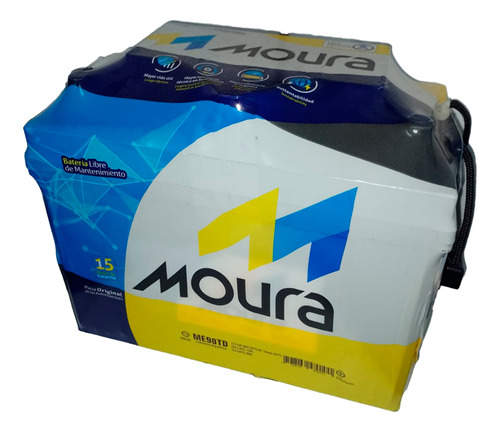 Bateria Auto Moura Me90td 12x90 4x4 Toyota Hilux Sw4 