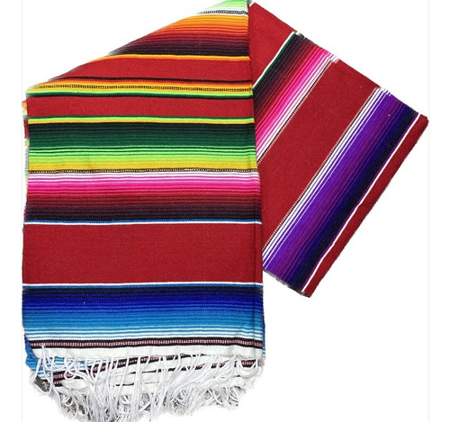 Sarape Artesanal Mexicano Tamaño Matrimonial