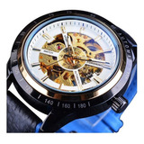 Reloj Mecánico Casual De Cuero Forsining 8042