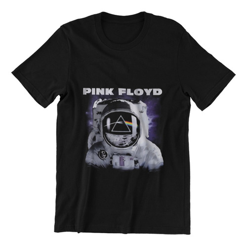 Polera Unisex Pink Floyd Musica Rock Casco Estampado Algodon