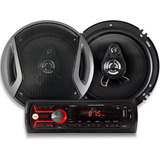 Paquete Atomic Audio Pksilver400 Estereo + Bocinas 6 PLG