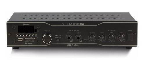 Frahm Amplificador Receiver Para Som Ambiente Slim 3000