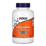 Now Foods L-carnitina Tartrato 1000 Mg 100 Tabs Sfn