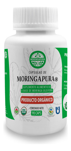 Moringapura Cápsulas De Moringa Orgánica Certificada