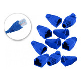 85 Bota Plastica Para Protección De Plug Rj45, Color Azul