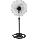 Ventilador De Pie Crivel V9 Negro Con 3 Palas De Metal