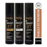 Naelly St Premium Kit 500ml P1 + P2 + Shampoo