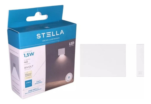 Kit 8x Balizador Stella Mini Neu 2 Branco 1,5w Sth8745/30