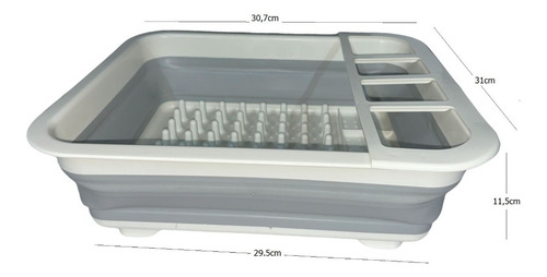 Estante Escurridor Seca Platos Organizador Plegable