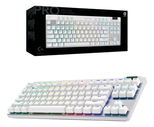 Teclado Logitech G Pro X Tkl Lightspeed White