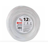 20 Mts Cable Calibre 12 Thw Color Blanco Marca Iusa