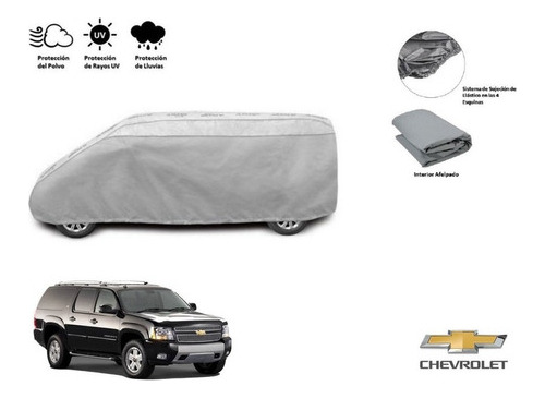 Funda C Broche Cubreauto Afelpada Chevrolet Suburban 2007